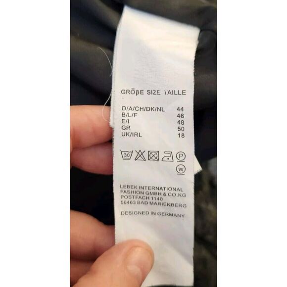 Barbara Lebek Gilet Ladies 18 Faux Fur‎ Vest Jacket Sleeveless Toggle Bodywarmer - Picture 9 of 13